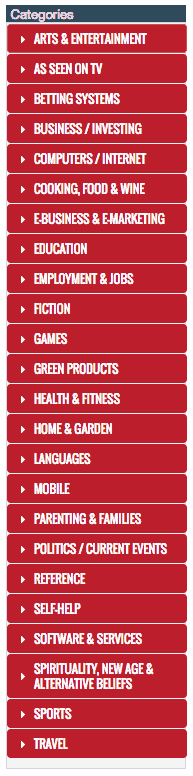 Clickbank Affiliate Categories