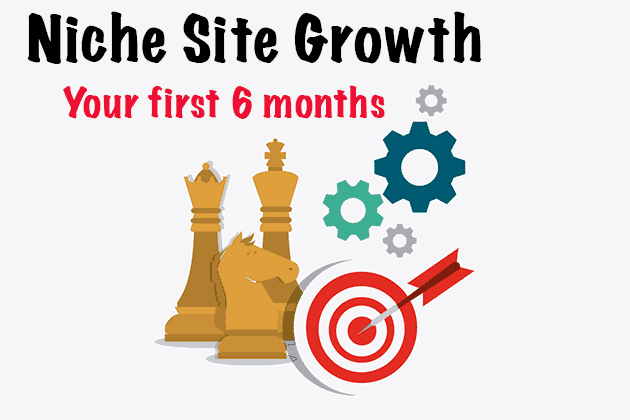 first 6 months of a niche site