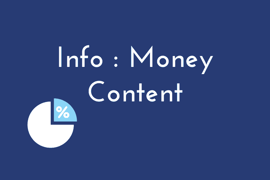 Info to money content