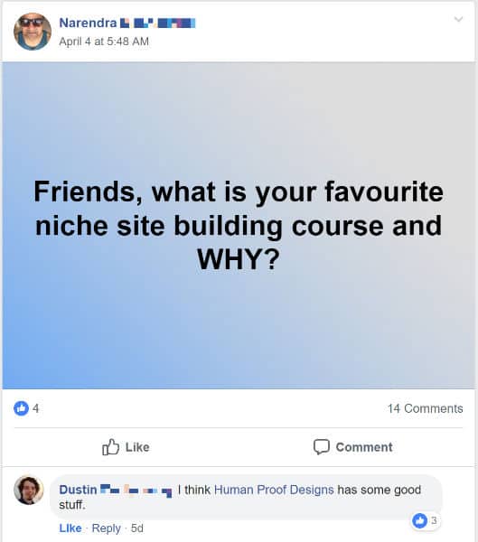 Human Proof Method Social Testimonial